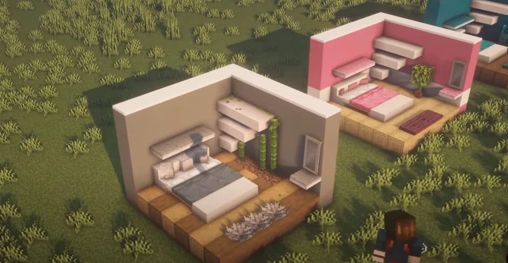 Minecraft Building Ideas: 4 Bedroom Designs