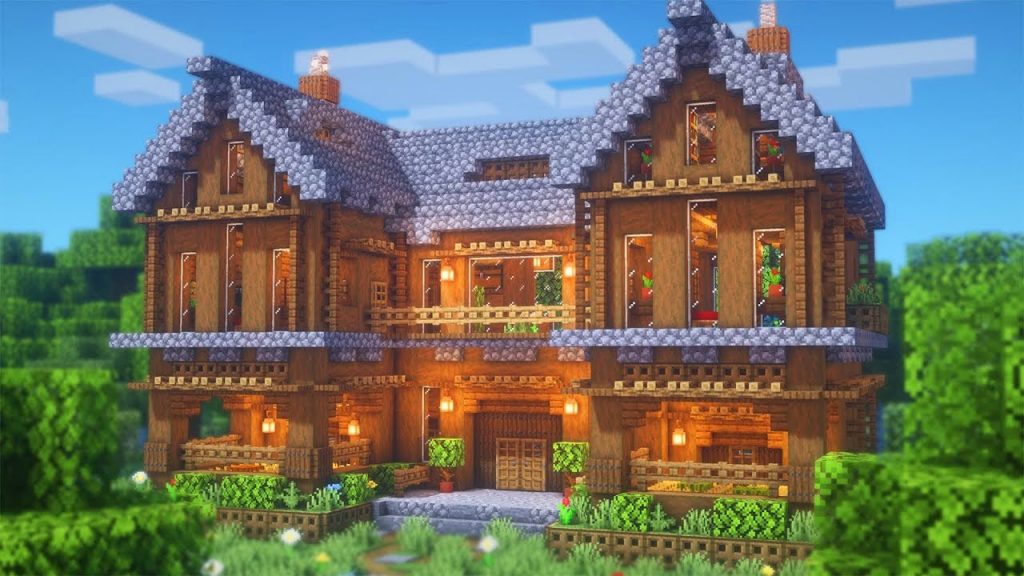 Minecraft Spruce Mansion