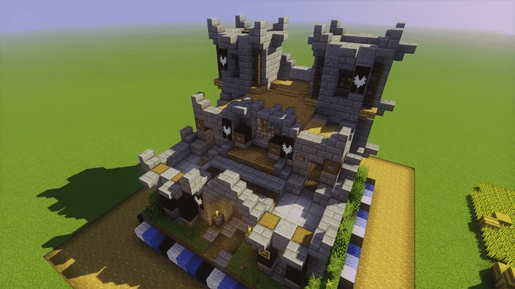 One Chunk Castle Minecraft