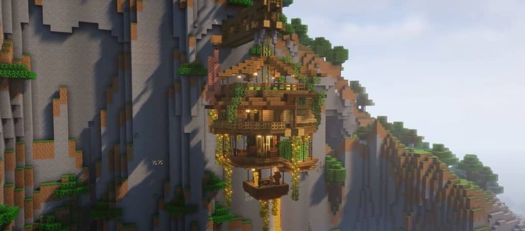 Overhanging Mountain House