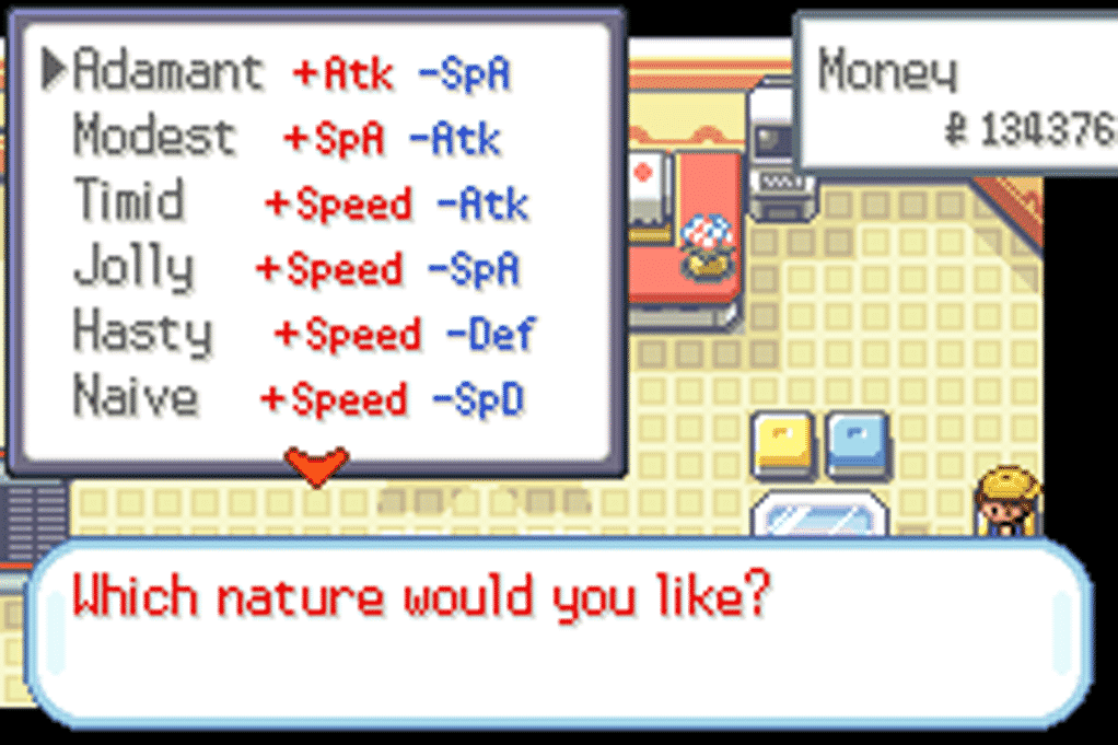 Pokemon Center Nature Swapping