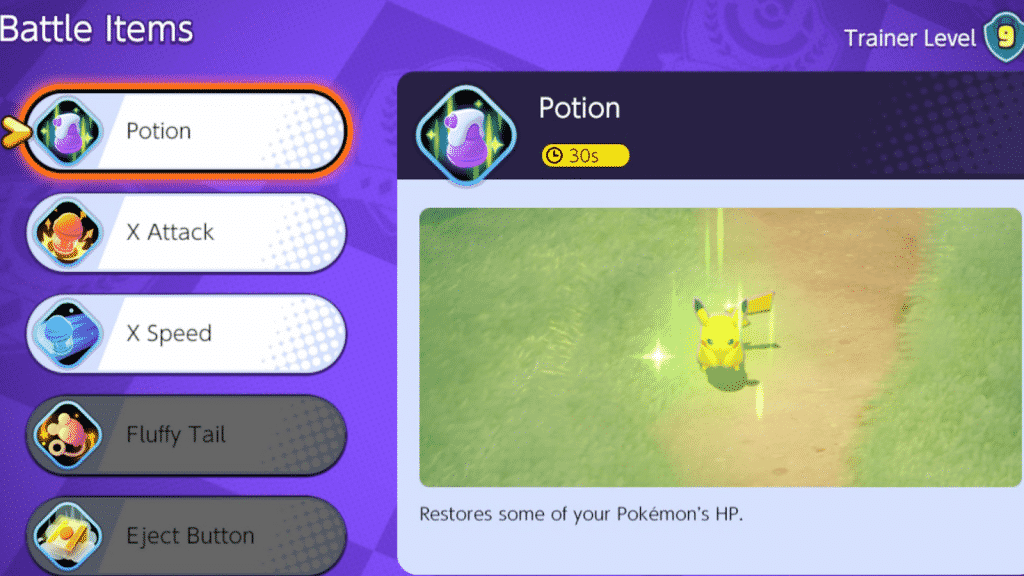 Pokemon Unite Best Battle Items