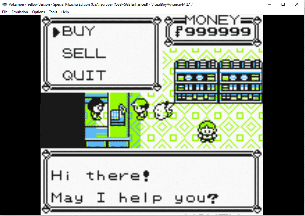 Pokemon Yellow Cheats (GameShark)