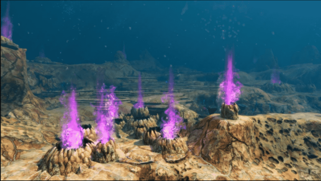 Purple Vents Subnautica: Below Zero Biomes