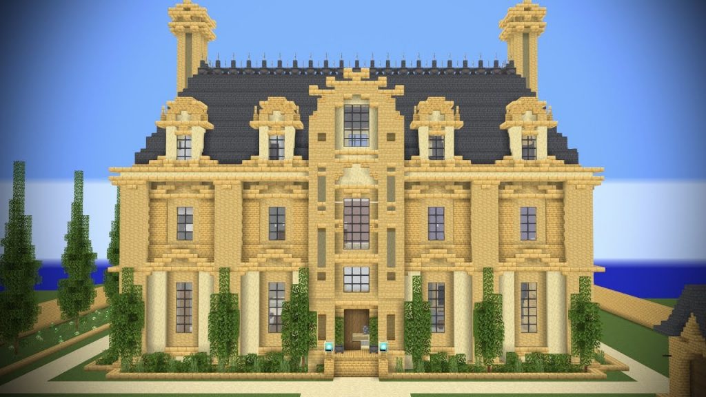 Sandstone Minecraft Mansion