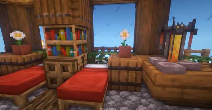Sky Bedroom Minecraft