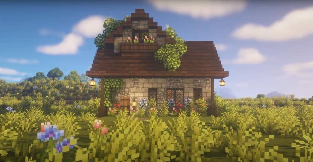 Small Starter House Minecraft