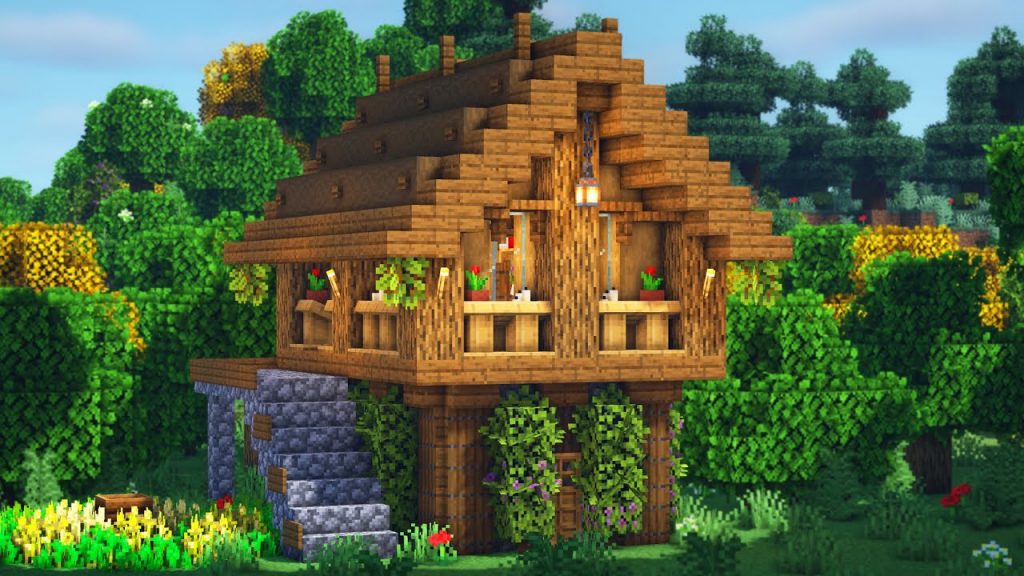 Small Wood Survival House