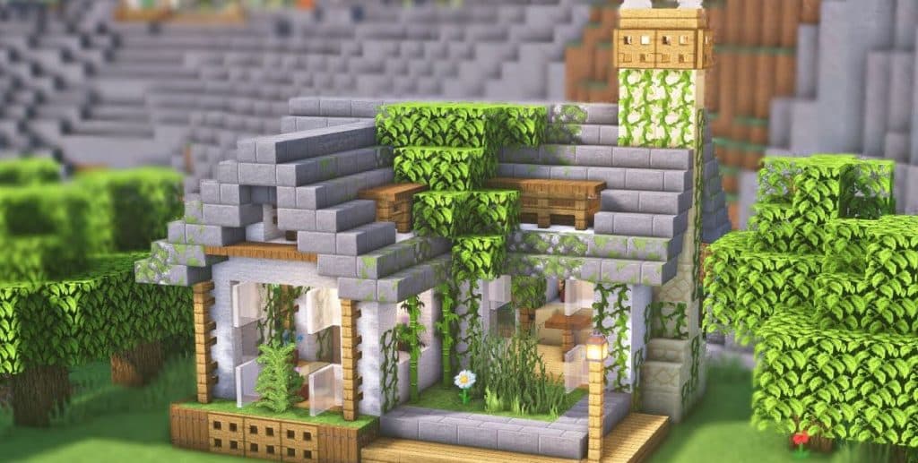 Stone Brick Cottage Minecraft