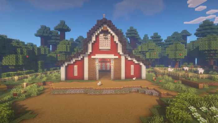 Traditional Red Barn