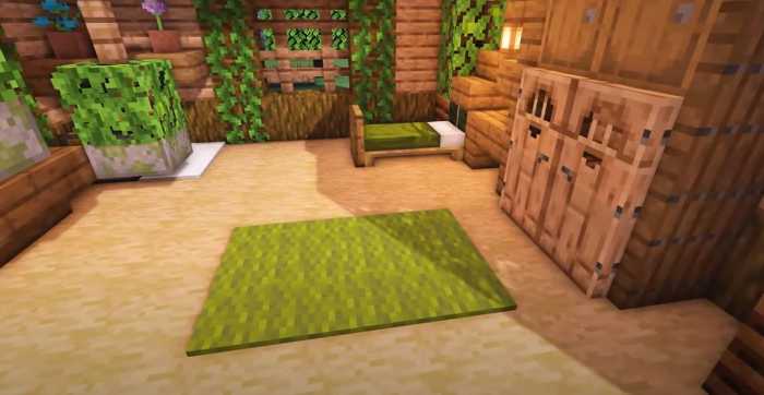 Tropical Forest Bedroom Minecraft