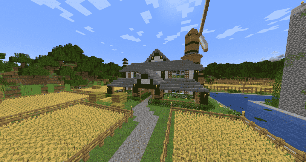 Wooden and Stone Farmhouse