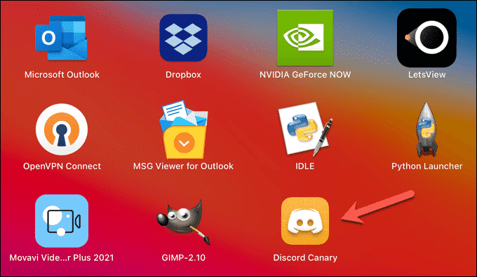 golden Discord Canary icon