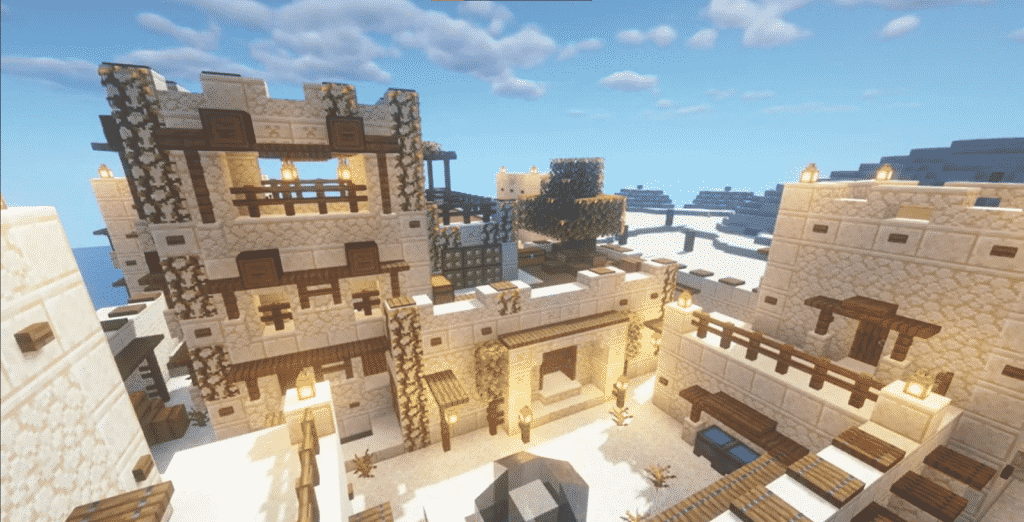 Desert Fortress Minecraft