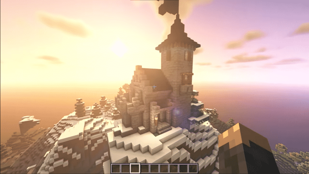 Mountain Top Castle Minecraft