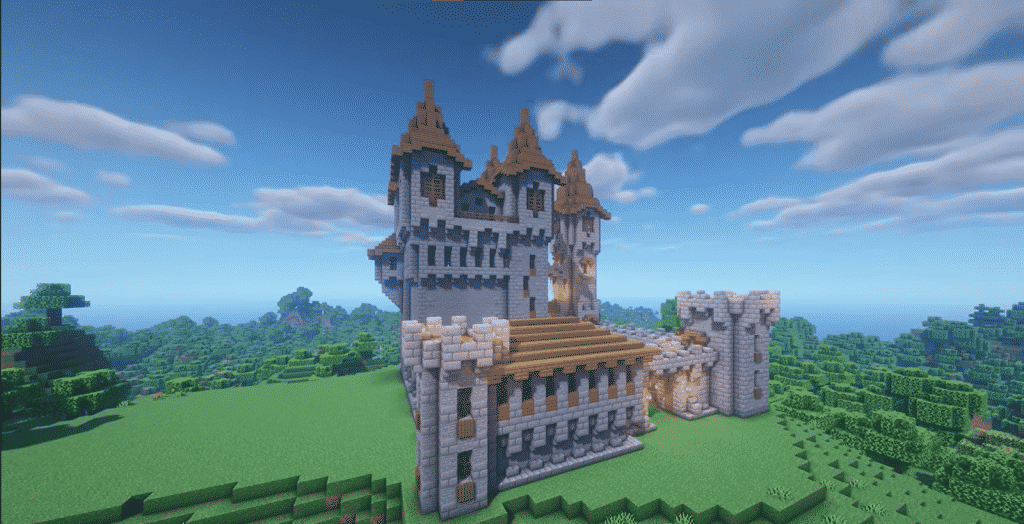 generic minecraft castle