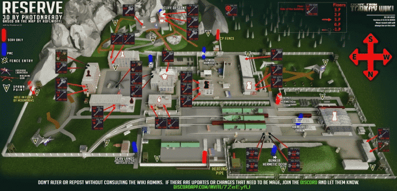 reserve escape from tarkov boss location