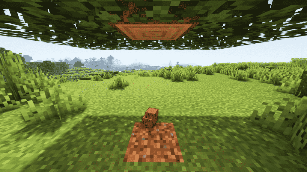 1x Log wood for every block
