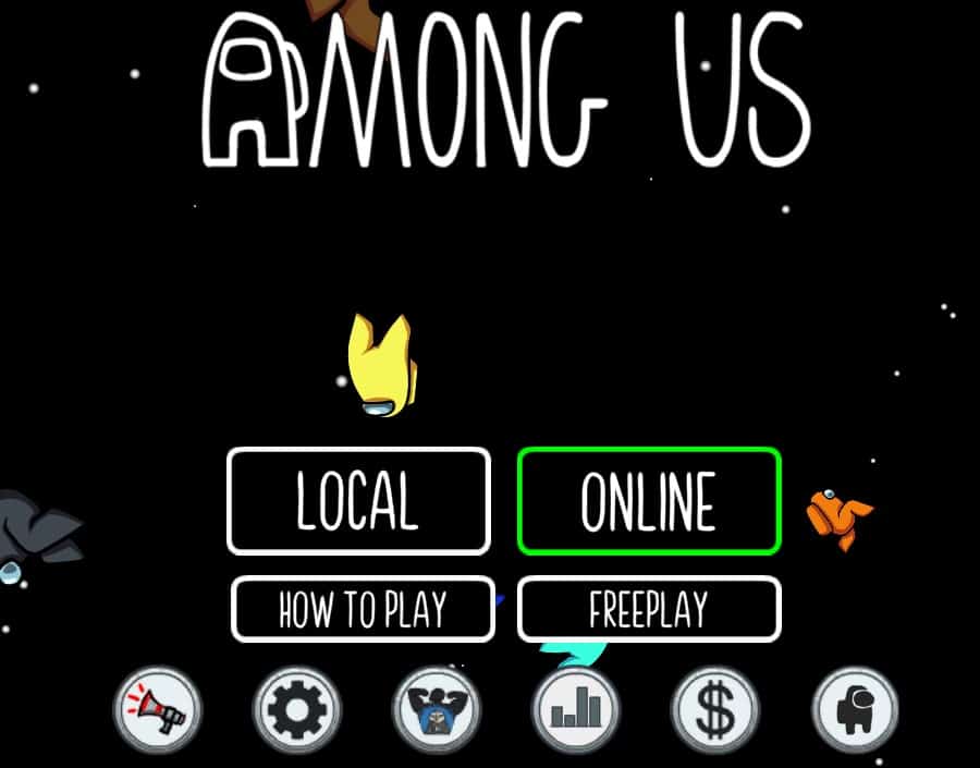Among Us Homescreen