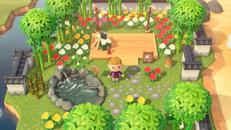 Bamboo Campsite Animal Crossing