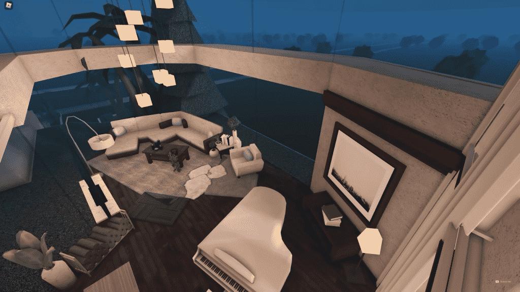 Bloxburg Modern Hillside Mansion Inside