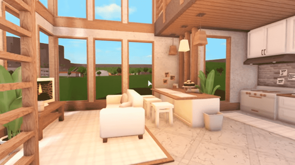 Bloxburg Split-Level Contemporary House Inside