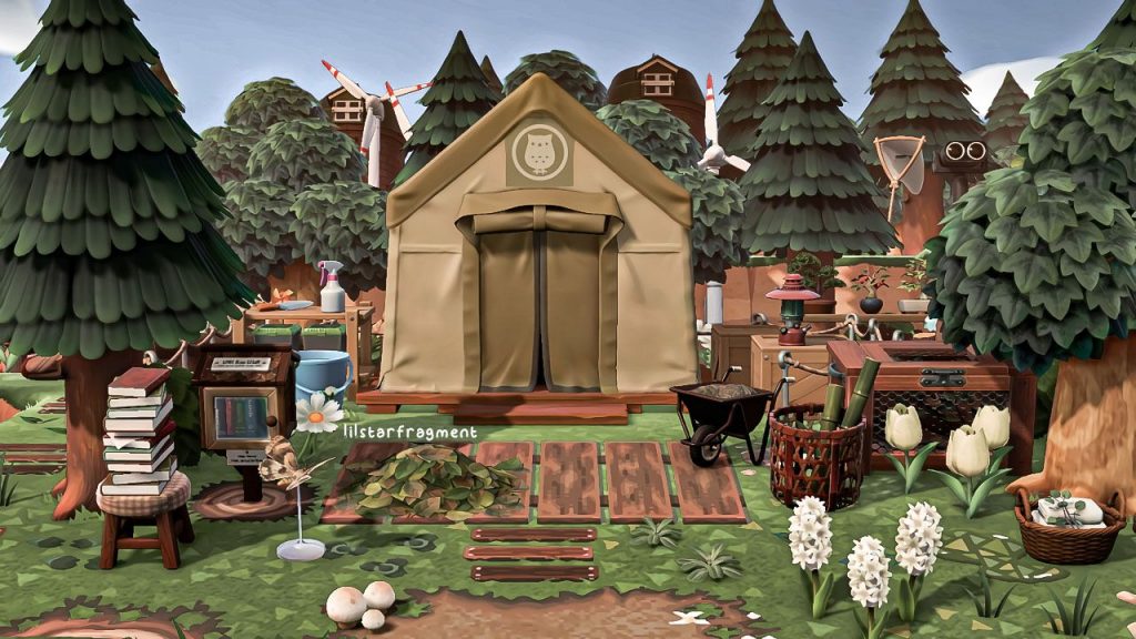 Decorating Blather’s Tent