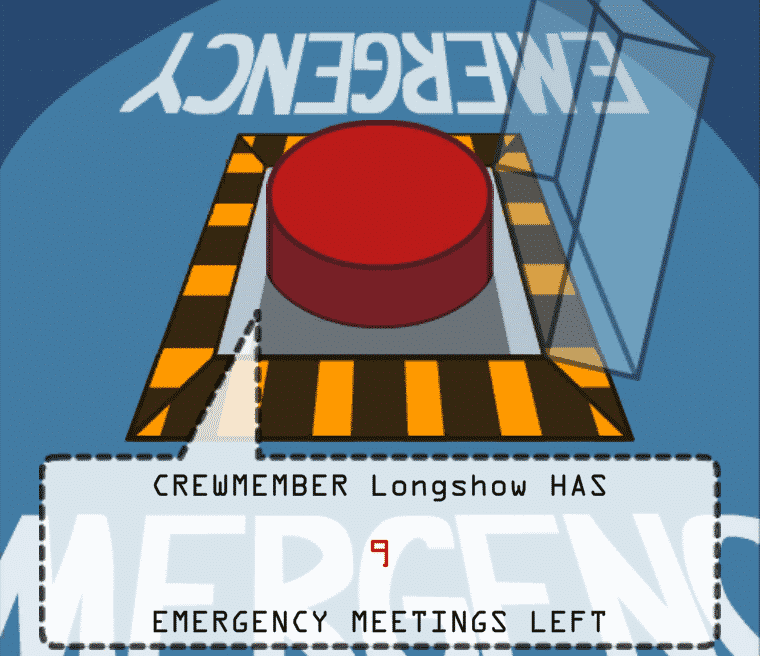 Emergency Meeting Among Us button