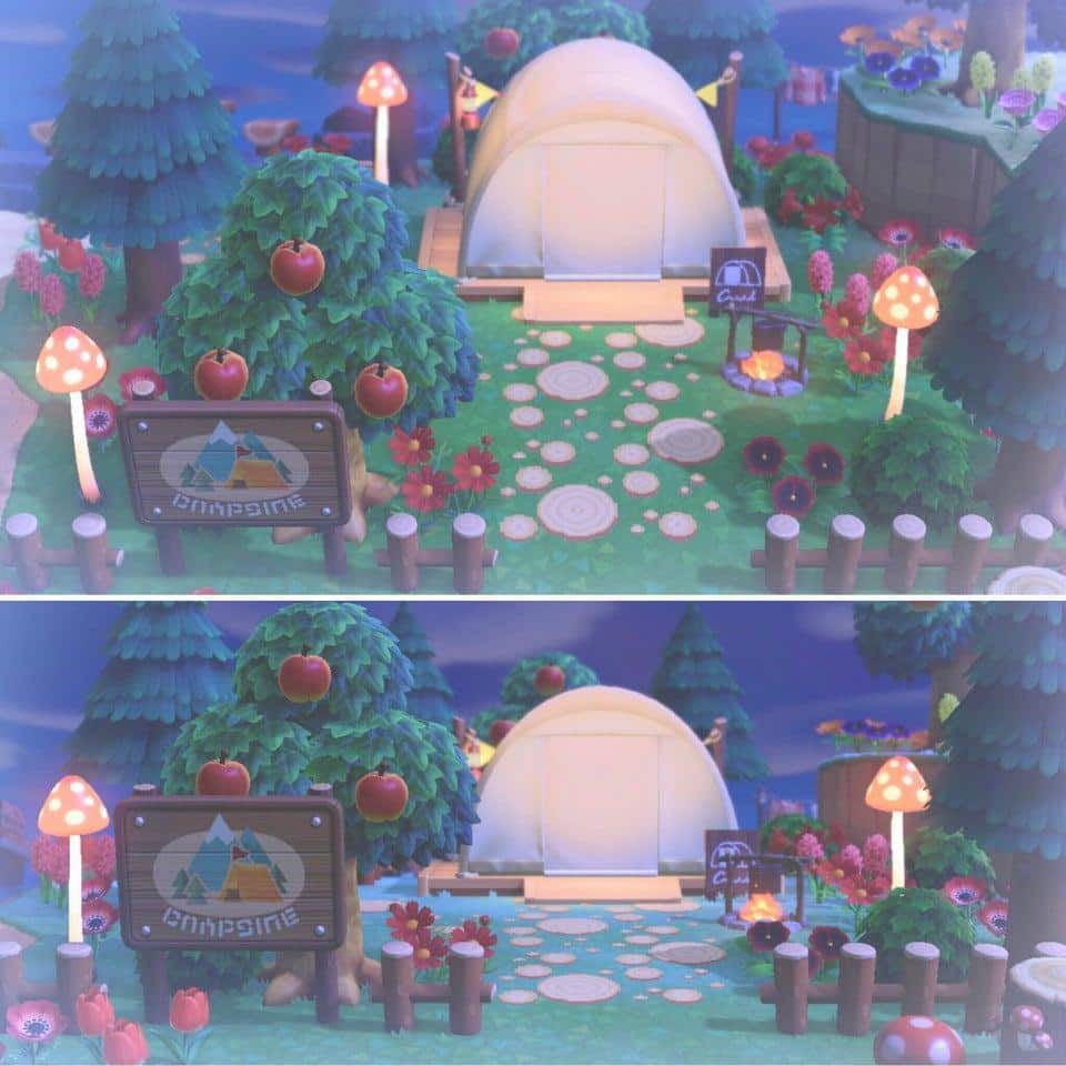 Fairycore Campsite Animal Crossing