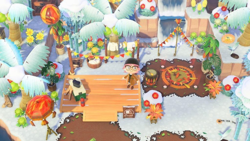 Festive Campsite Animal Crossing