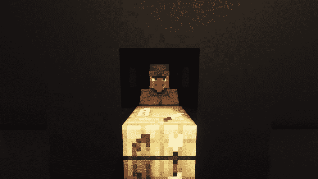 Fletching Table used as Job Site Block for Villagers