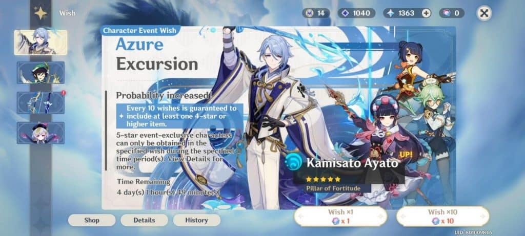 Genshin Impact Wishes Guide