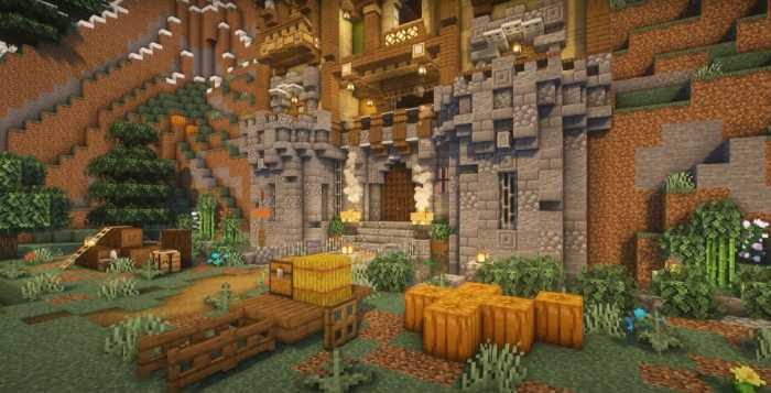 Grand Mountain House minecraft