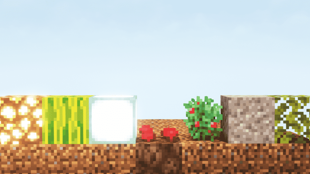 Grass has a higher chance to drop a seed