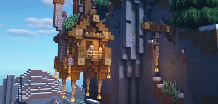 Hanging House minecraft