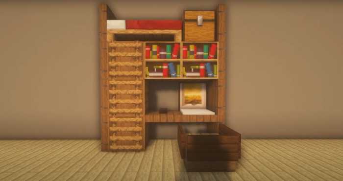 High-rise Bed with Study Area