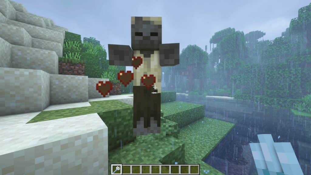 Impaling enchantment in the Bedrock Edition