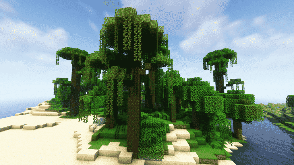 Jungle biomes in minecraft