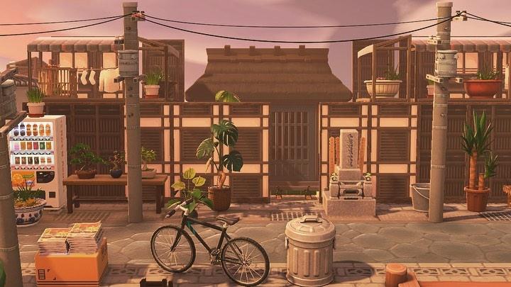 Kyoto-Inspired Neighborhood animal crossing