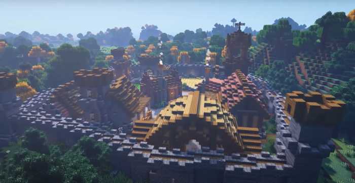 Large Minecraft Village - Survival Base