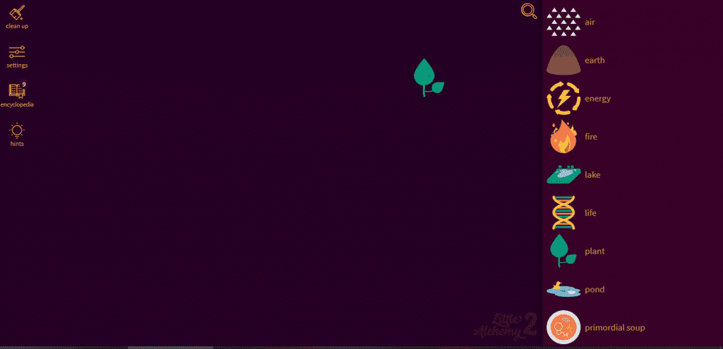 Little Alchemy Plant with Water