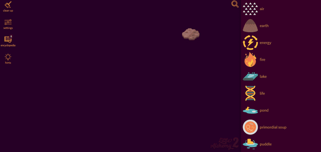 Little Alchemy Soil and Life