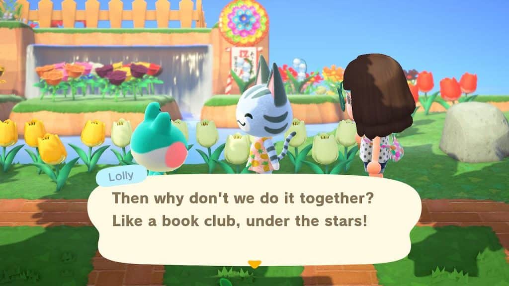 Lolly gets along with other Normal villagers