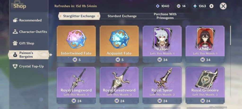 Masterless Starglitter