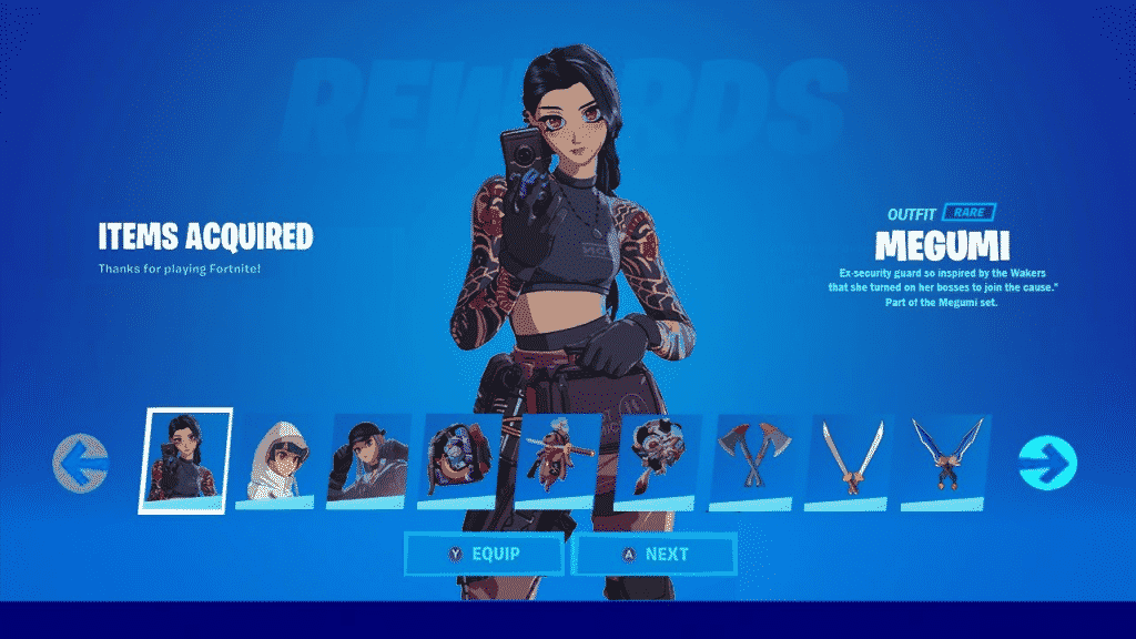 Megumi Fortnite Skin