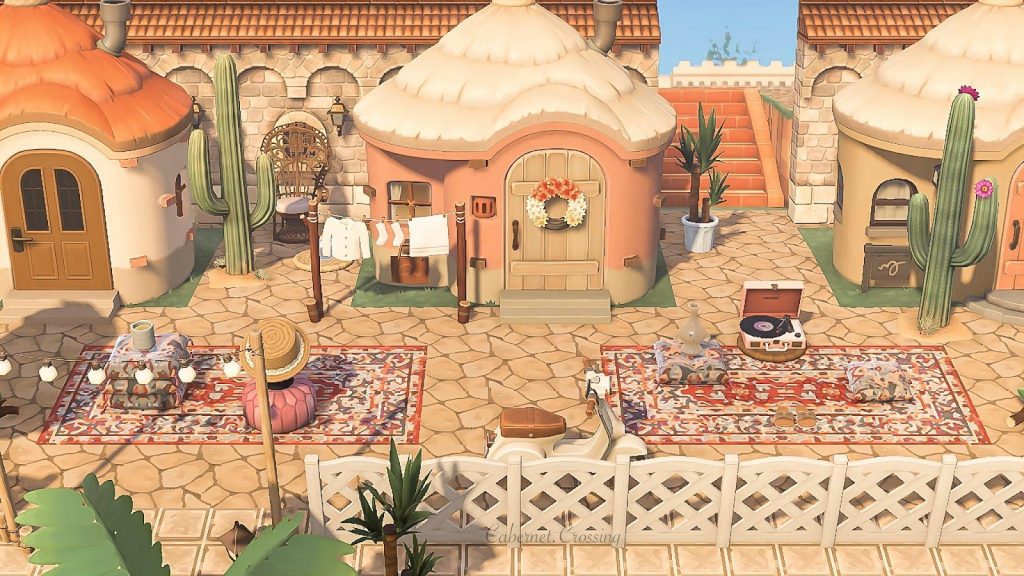 Moroccan-inspired Neighborhood animal crossing