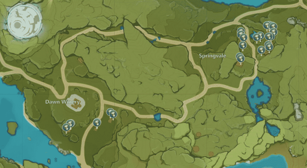 Mushroom spawn locations