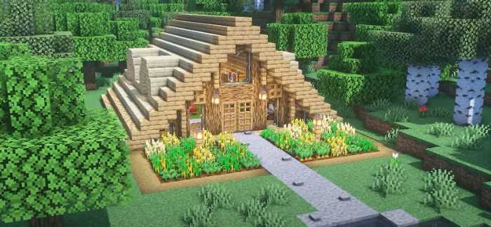 Oak Starter House minecraft
