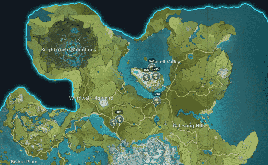 Philanemo Mushrooms Map