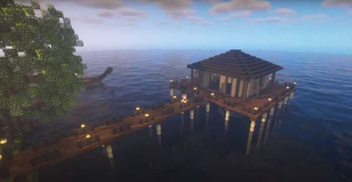 Pier beach House minecraft